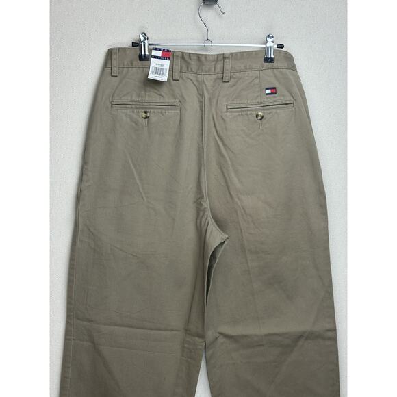 Men's NWT Tommy Hilfiger Size 31x32 Pants Tan Chino Khaki Office Dress Classic - Picture 13 of 14